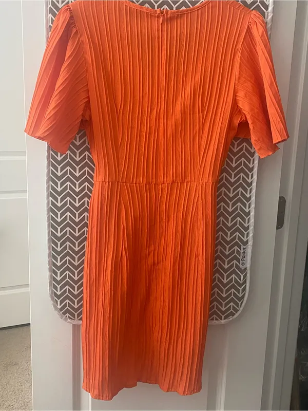 New Without Tag Orange Dress Size S - Image 3
