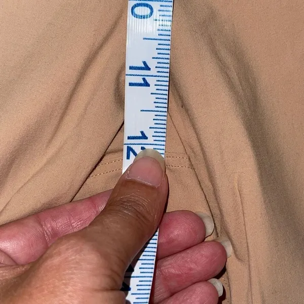 Lululemon Athletica Womens Four Way Stretch High‎ Rise Trouser Beige Size 10 NWT - Image 12
