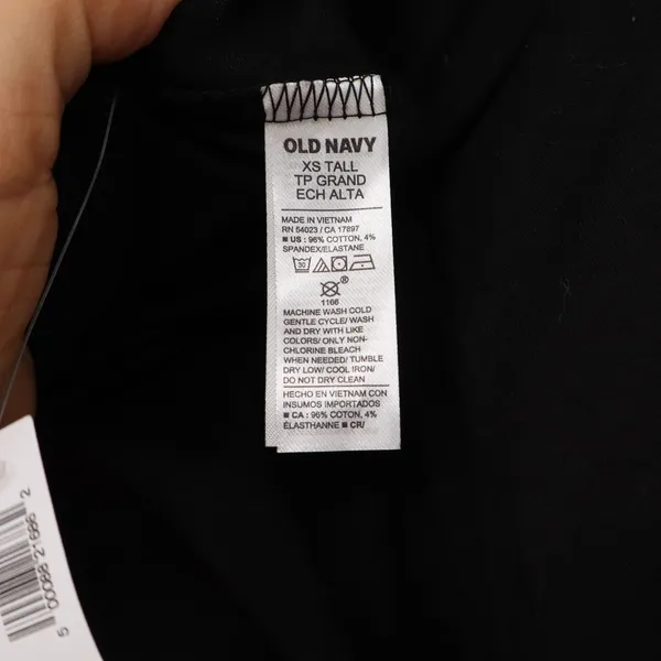 Old Navy Leggings Womens XS Tall Black Stretch New - Image 2