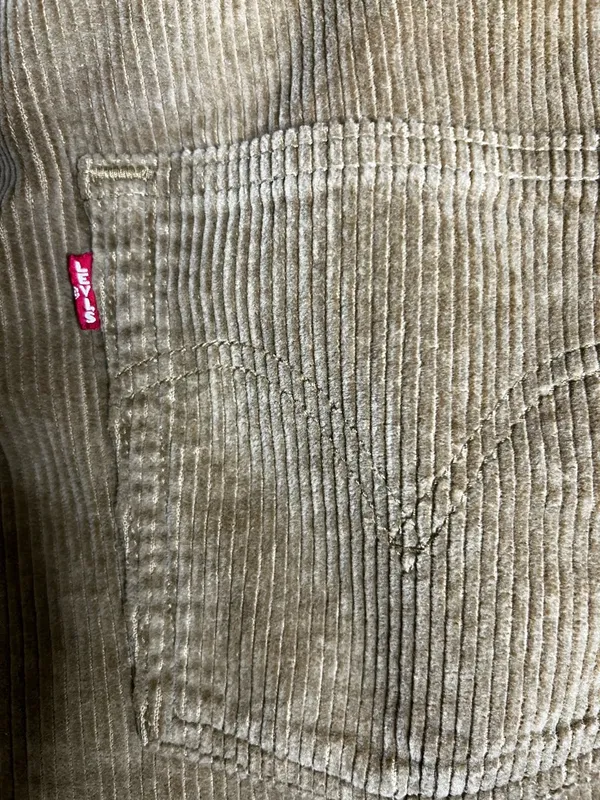 Levi’s Premium Corduroy Tan Overalls - Image 5