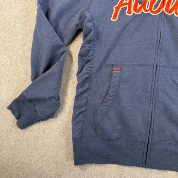 Auburn Tigers Campus Drive Women's Small Full Zip Hoodie Sweatshirt Side Ruched - Image 4