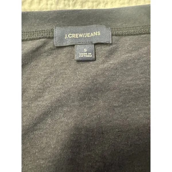 J Crew Women's Cardigan Blue V-Neck Button Down Small Old Money Classic - Image 2