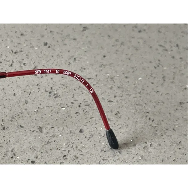 Silhouette Eyeglasses Frames Only SPX 1517 10 6080 51-15-130 Titan Austria red - Image 4