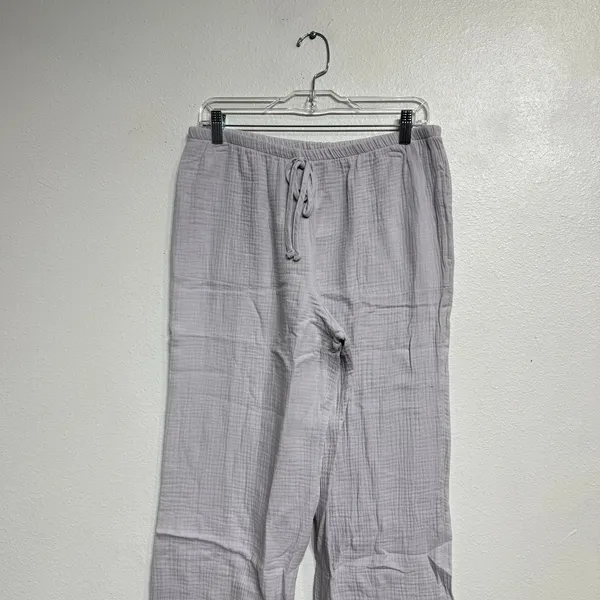 J. Valdi Lavender Cotton Swim Cover-Up Pants Sz XL NWT - Image 3