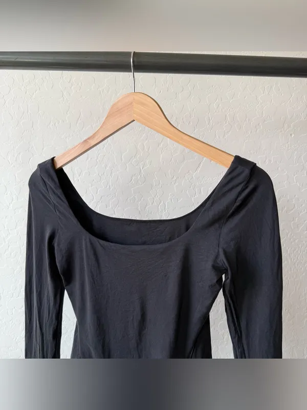 Lululemon Wundermost Ultra-Soft Nulu Square-Neck Long-Sleeve Bodysuit - Image 5