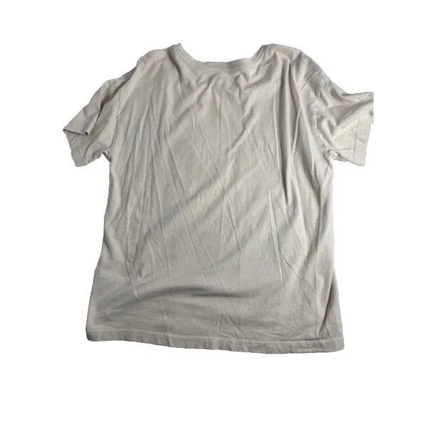 Old Navy Nirvana T Shirt Women's L 10/12 Beige Graphic Print Band Collectible - Image 5