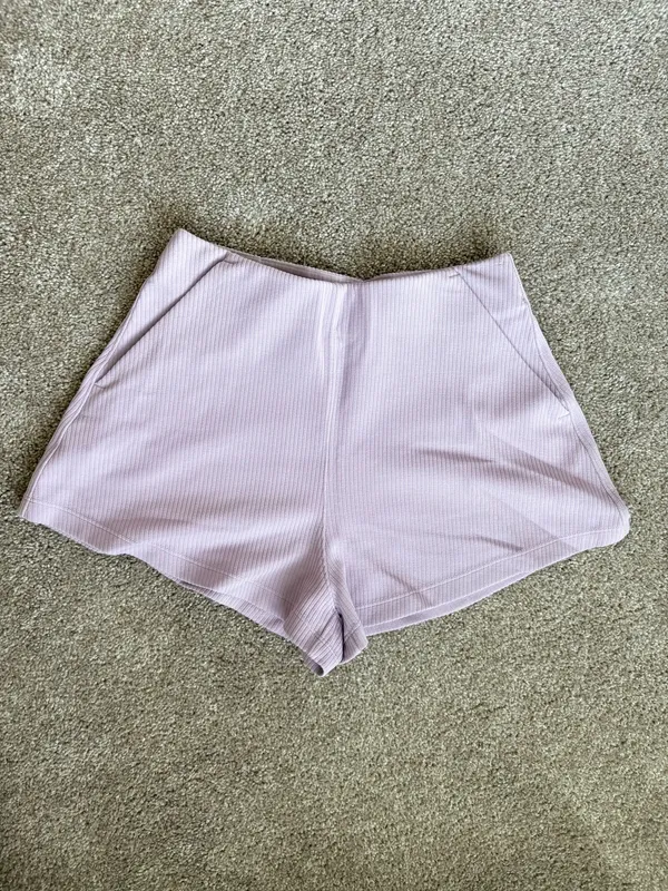 Lululemon Ribbed Softstreme High-Rise 2” Short Lilac Ether 4 - Image 2