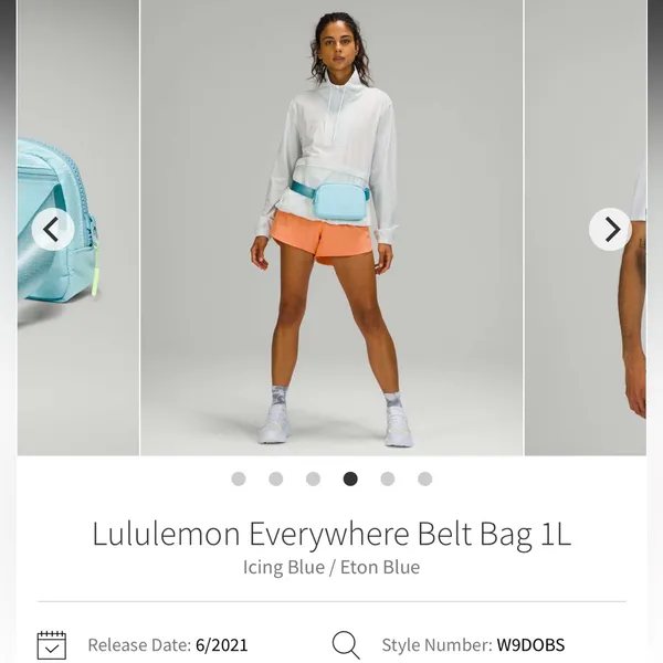 Lululemon Everywhere Belt Bag 1L * Icing Blue / Eton Blue - Image 3