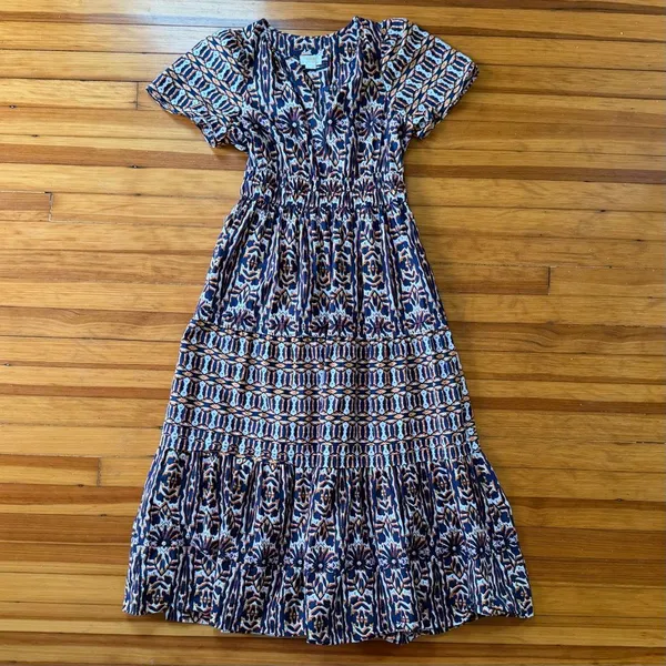 Maeve Anthropologie Somerset Maxi Dress 100% Cotton Size M NWOT - Image 3