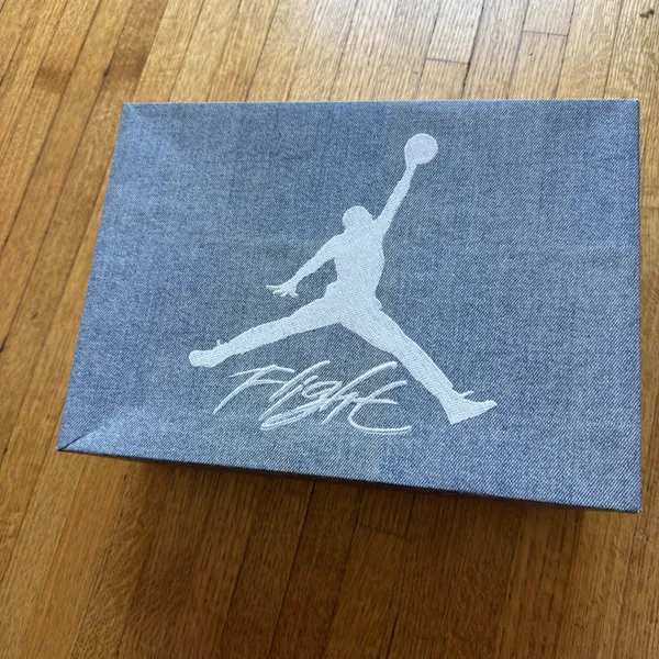 Jordan 4 Retro Tex Denim Light Wash Blue Sneakers Gold Dubrae FB6716-100 - Image 15