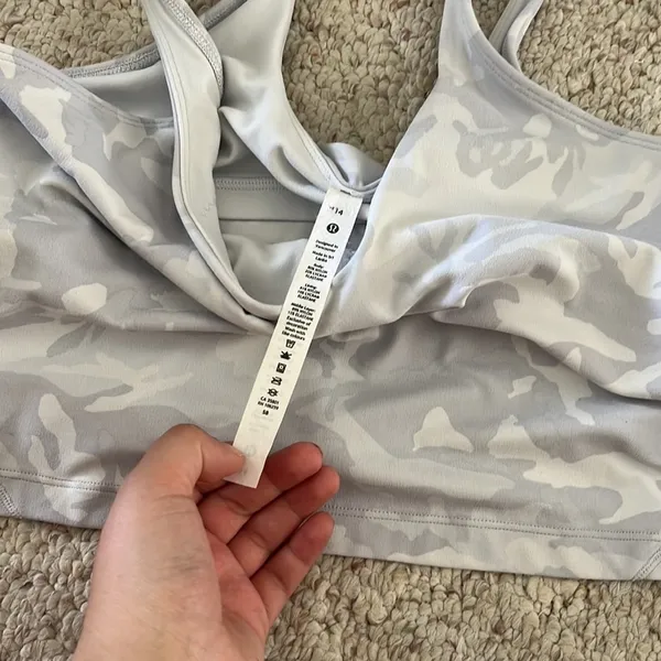 Lululemon Align Tank - Incognito Camo Alpine White Multi Size 14 - Image 2