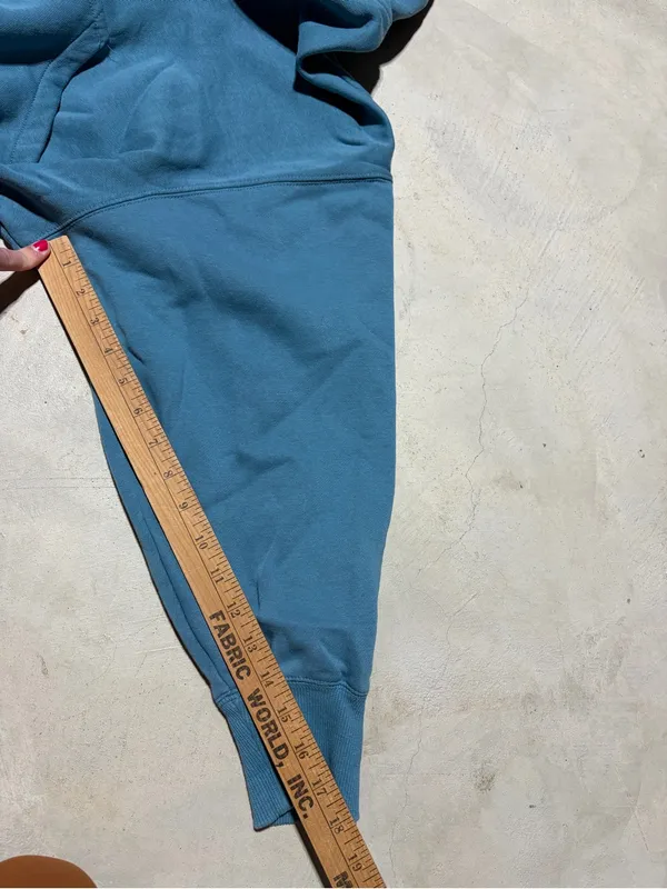Nike Blue Pullover Hoodie center swoosh logo medium - Image 8