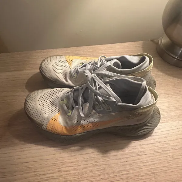 Nike Athletic Shoes - Gray and Orange - Image 4