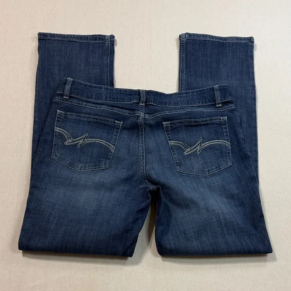 Wrangler Dark Blue Straight Leg Jeans - Image 2