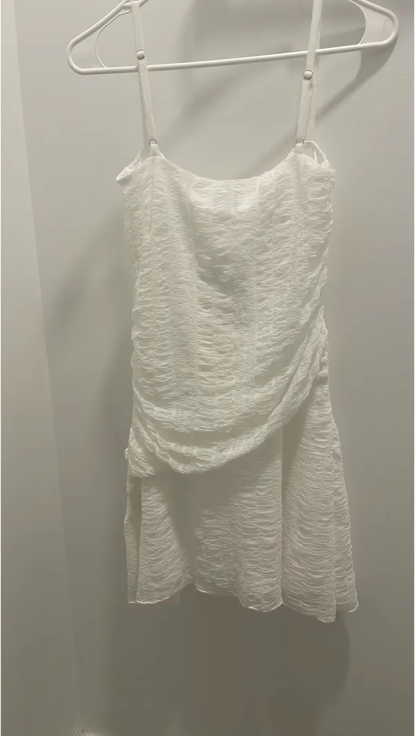 Peppermayo White Lace Mini Dress - Image 7
