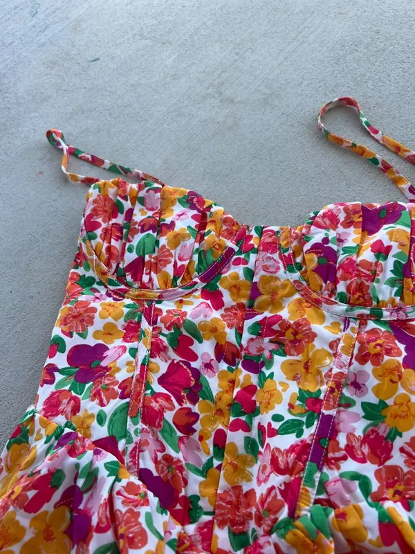 Hello Molly Daily Glam Romper‎ Floral Dress Like Women's 4 Summer - Image 14