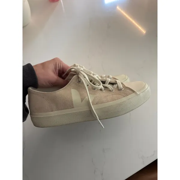 VEJA Wata II Low Canvas Pierre Sneakers in Beige Size US 10 / EU 41 - Image 7