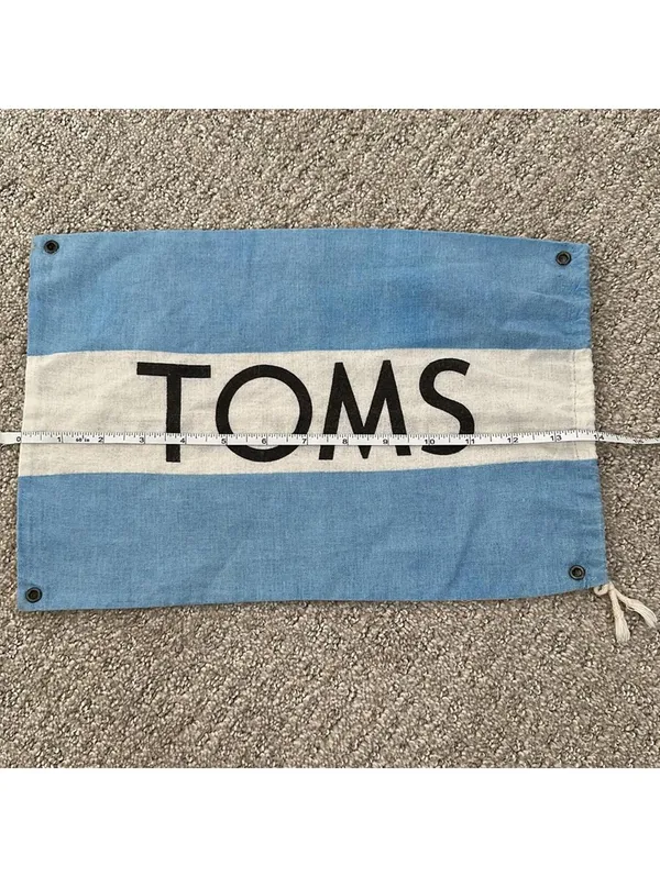 Toms Shoe Drawstring Dust Bag 9 x 14 - Image 2