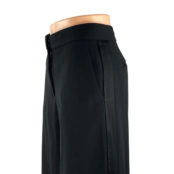 Aritzia Ten Women's Black High Waisted Wide Leg Baggy Trousers Pants Size 2 - Image 2