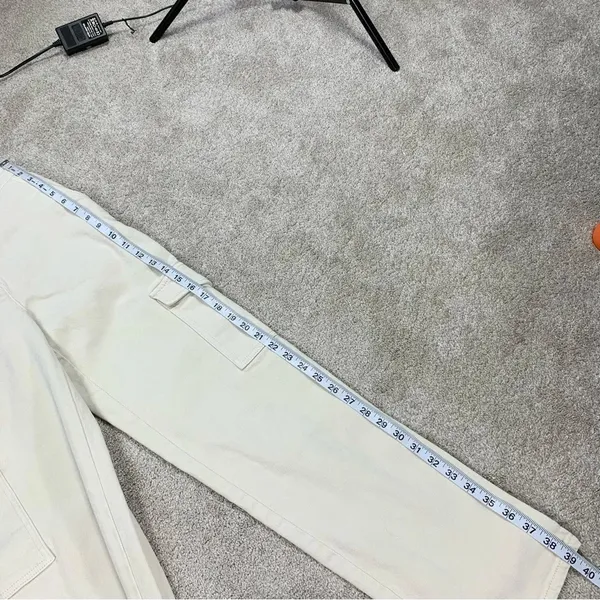 Aritzia Wilfred Modern Supply Twill Cargo Pants High Waisted in Gd Birch Size 0 - Image 18