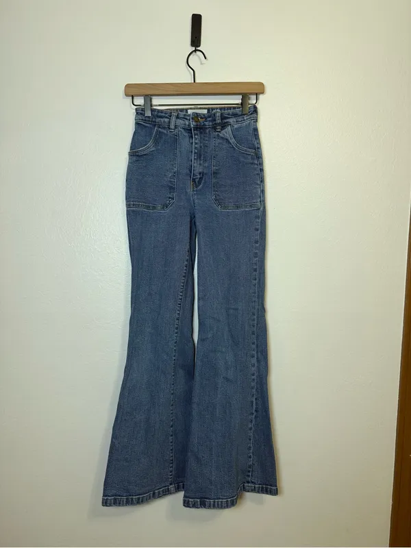 Rolla’s Eastcoast Flare Jean Blue Size 26 - Image 2