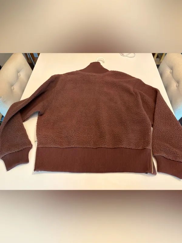 NWT Varley Roselle Half Zip Fleece small Deep Mahogany - Image 7