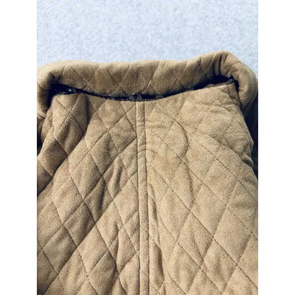 Goode Rider Equestrian Vest Womens Medium Removable Faux Fur Hood‎ Full Zip - Image 7