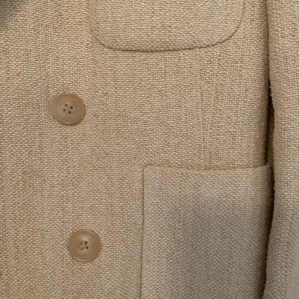 Ralph Lauren Black Label Silk Cotton Blend Blazer Jacket Size 4 - Image 3