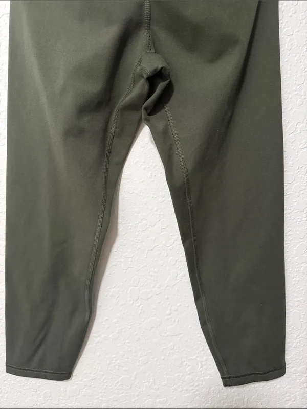 ZOBHA High-Waist Olive Green Leggings Size Medium - Image 7