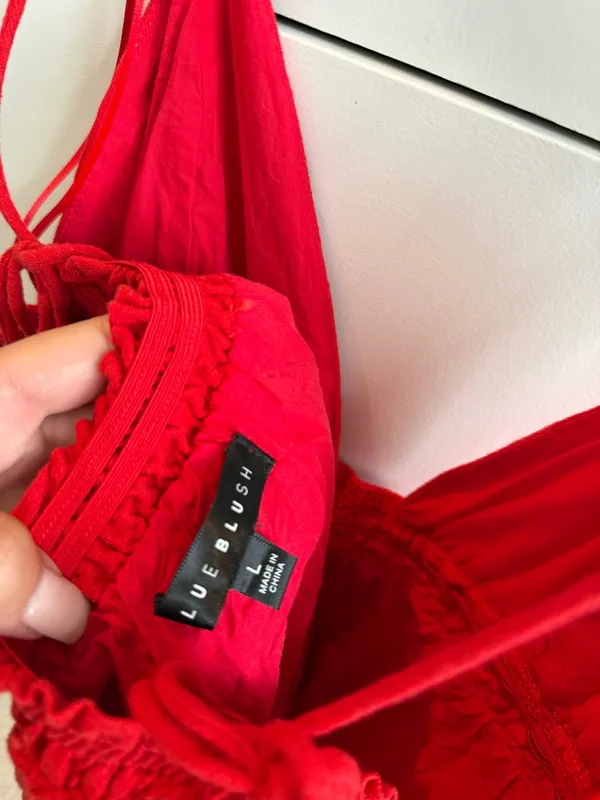 Red mini dress  - Image 3