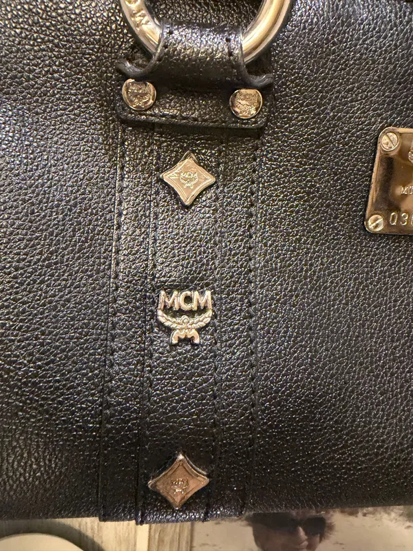 authentic MCM Boston bag - Image 3
