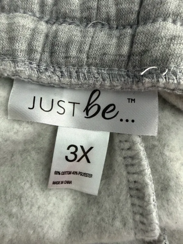 Just Be Women’s Gray Sweatpants New Without Tags - Image 4