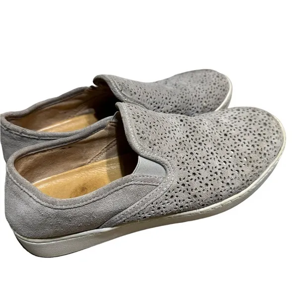 Jack Rogers Ronnie Laser‎ Cut Silver Slip On Sneaker Size 8 - Image 5
