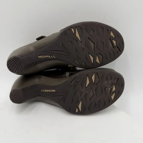 Merrell Evera Bracken Mary Jane Brown Open Toe Pump‎ Heels US Women's Size 6 - Image 7