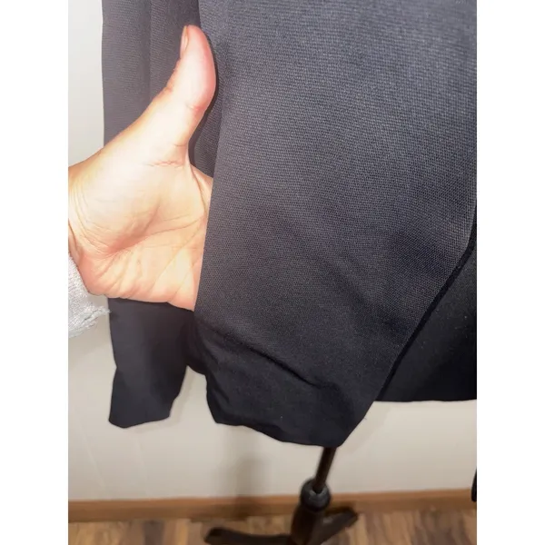 Aritzia Babaton Power Blazer Jacket‎ Womens 2 Open Front Slim Crepe Pockets - Image 2
