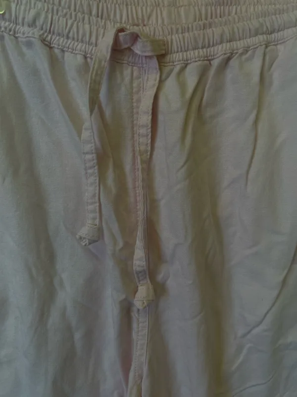 Jones New York Women’s Vintage Light Pink 100% Cotton Pants Size Large - Image 5