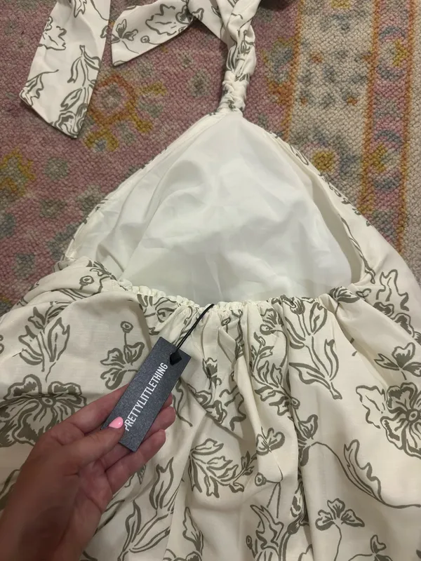 Pretty Little Thing Dress Bubble Green - Image 2
