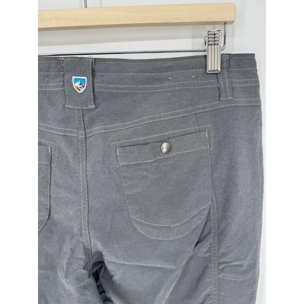 Kuhl Women's Gray Hiking Pants Size 12‎ Short Stretch Outdoor Utility - Image 4
