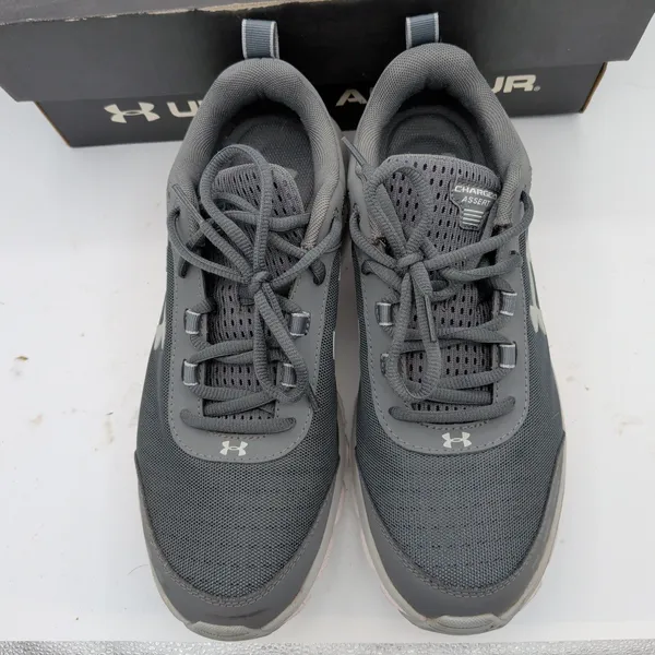 Under Armour Womens Charged Assert 8 Gray Running Shoes 3021972-100 Size 11 - Image 4