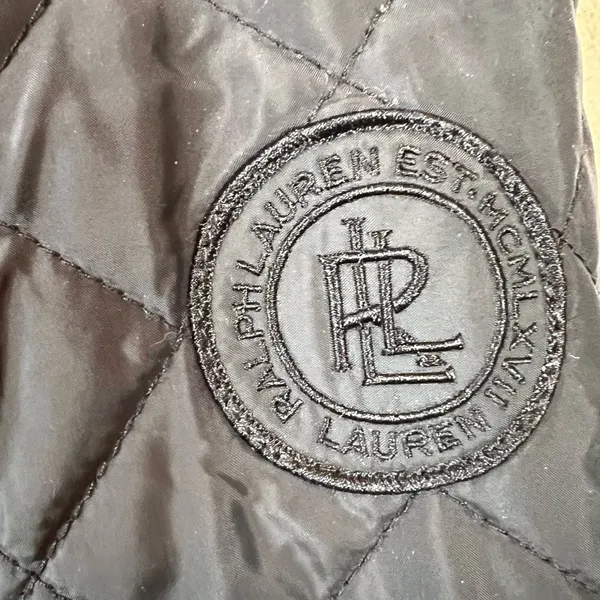 Lauren Ralph Lauren Black Quilted Coat with Removable Hood - Image 7