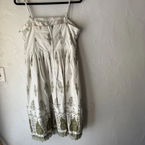 Y Apparel Dress Y2k Fairy Small White Green Boho Sundress‎ Crochet Lace Midi - Image 7