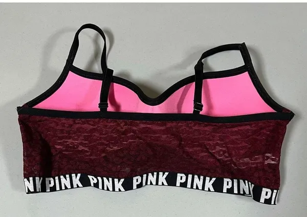 Victoria’s Secret Cheetah Leopard Print Sports Bra Crop Top Bralette Size L ♥️⛓️ - Image 4