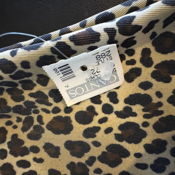NEW Vintage Gantos Mini Skirt M Leopard Print Deadstock Made in USA 90s Mobb - Image 4