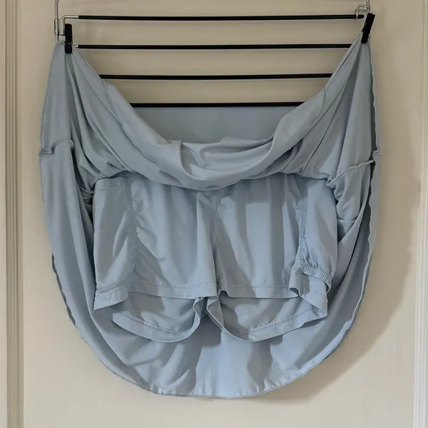 Light Blue Flowy Swim Skort Size Small - Image 4