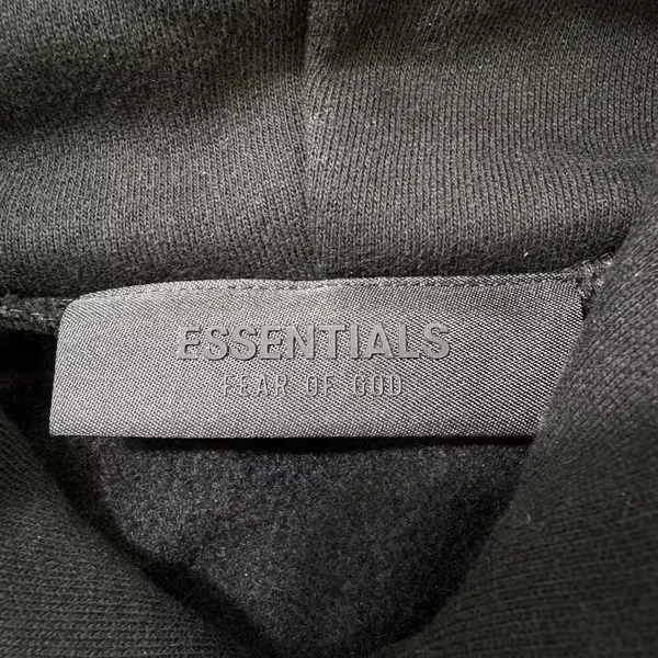 Essentials black hoodie Fw24 White lettering Xs - Image 5