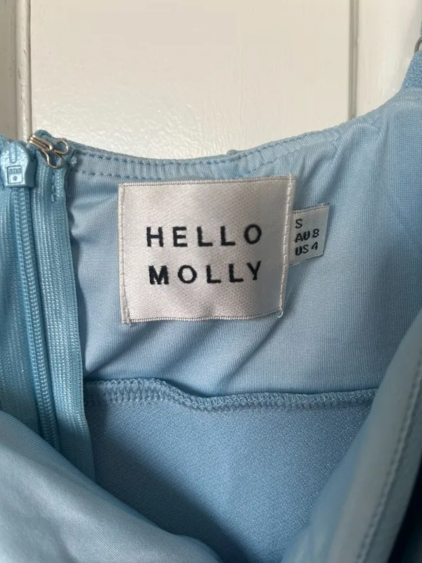 Hello Molly LIGHT BLUE Mini Dress (Peachy Moments Mini Dress) - Image 10