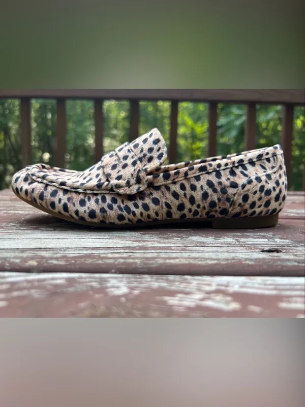 Born Women’s Cheetah Animal Print Slip On Loafers/Shoes, Casual Maximalist|Sz:7M - Image 6