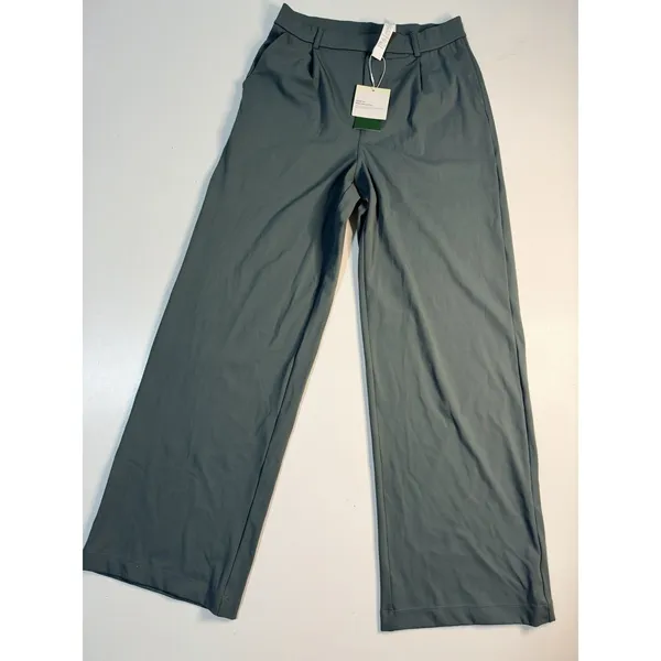 NWT Halara Flex DayStretch High Waisted Straight Leg Work Pants Silent Storm M - Image 2