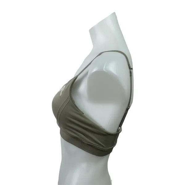 Oner Active Everyday Green Ruched Workout Active Gym Sports Bra Crop Tank Top S - Image 2