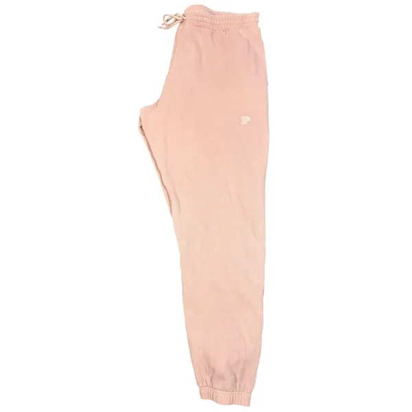 PINK Victoria's Secret Fleece Jogger Sweatpants Womens Large Pink Drawstring - Image 10